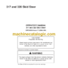 John Deere 317 and 320 Skid Steer Operators Manual (OMT205050)