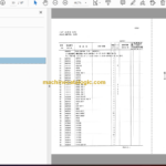 Hitachi MA145-5 Amphibious Soft Terrain Vehicle Parts Catalog & Equipment Components Parts Catalog