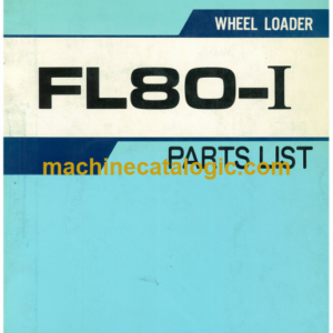 Furukawa FL80-1 Wheel Loader Parts Catalog