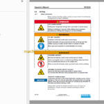 Sandvik DD422iE Drill Rig Operator's and Maintenance Manual (117D38013-1)