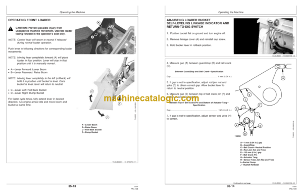 John Deere 310SE Backhoe Loader and 315SE Sideshift Backhoe Loader Operators Manual (OMT184377)