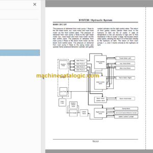 Hitachi CX1100 Crawler Crane Technical and Workshop Manual