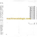 Hitachi F90 TRUCK CRANE PARTS LIST