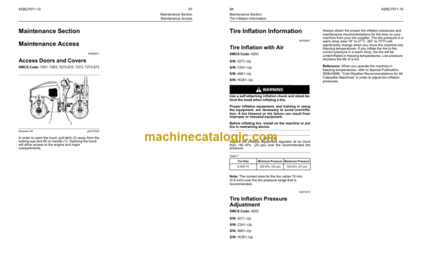 Caterpillar CB22B CB24B CB32B CC24B Utility Compactors Operation and Maintenance Manual
