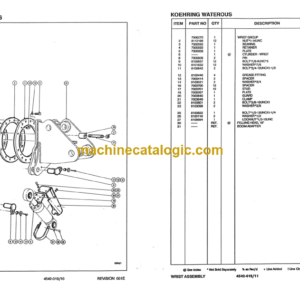 Koehring Waterous 18 20 22 Disc Saw Felling Heads Parts Catalog