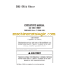 John Deere 332 Skid Steer Operators Manual (OMT205052)