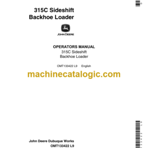 John Deere 315C Sideshift Backhoe Loader Parts Catalog (OMT133422)