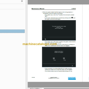 Sandvik LH517 Mining Loader Operator’s and Maintenance Manual (L817D621 English)
