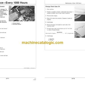 John Deere 332 Skid Steer Operators Manual (OMT205052)