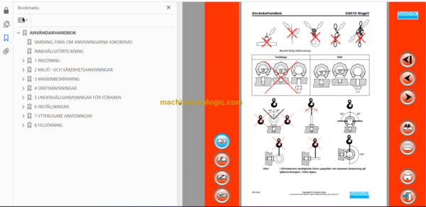 Sandvik DS512i Drill Rig Operator's and Maintenance Manual (123B83597-1 Swedish)