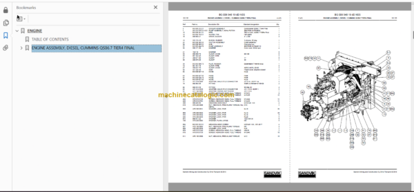 Sandvik DT922i Tunnelling Drill Service and Parts Manual (118D53738-1)