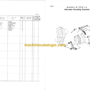 Hitachi DX75 DX75M Bulldozer Parts Catalog