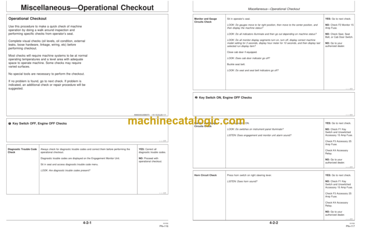 John Deere 332 Skid Steer Operators Manual (OMT205052)