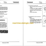 Timberjack 1210B Forwarder Operator and Maintenance Manual