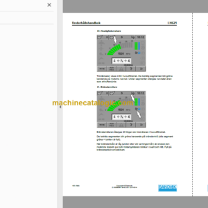Sandvik LH621 Mining Loader Operator’s and Maintenance Manual (L721D342 Swedish)