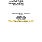 John Deere 318D and 320D Skid Steer Loader Operation and Test (EH Controls) Technical Manual (TM11406)