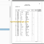 Hitachi SCX500W Track Crane Parts Catalog & Equipment Components Parts Catalog