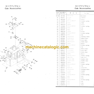 Hitachi FK150 Hydraulic Truck Crane (Lattice Boom) Parts Catalog