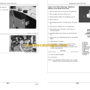 John Deere 670C 670CH and 672CH Motor Graders Technical Manual (OMT184948)