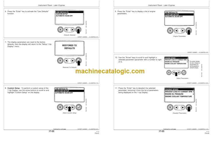 John Deere POWERTECH 10.5 L & 12.5 L 6105 and 6125 OEM Diesel Engines Operators Manual (OMRG29968)