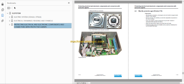 Sandvik DT922i Tunnelling Drill Service and Parts Manual (119D61465-1)