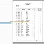Hitachi SCX500W Track Crane Parts Catalog & Equipment Components Parts Catalog