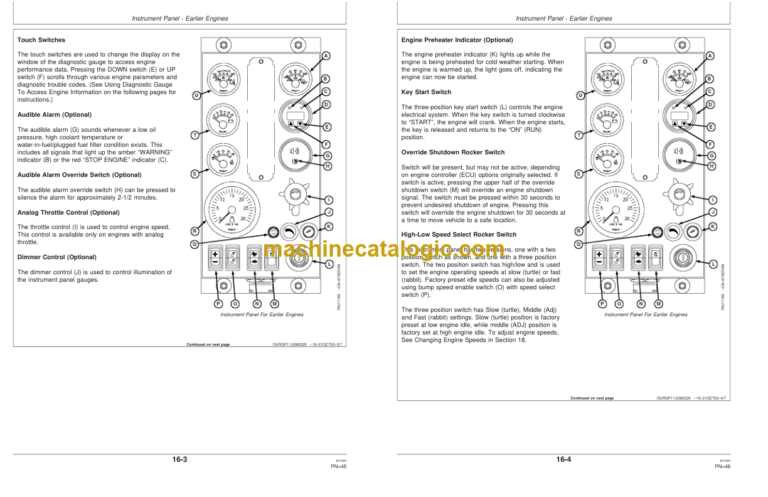 John Deere POWERTECH 10.5 L & 12.5 L 6105 and 6125 OEM Diesel Engines Operators Manual (OMRG29968)