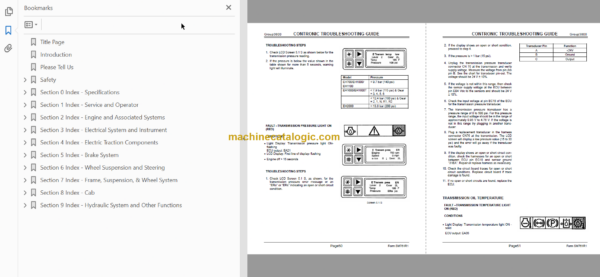 Hitachi EH4500-2 Rigid Dump Truck Technical and Workshop Manual