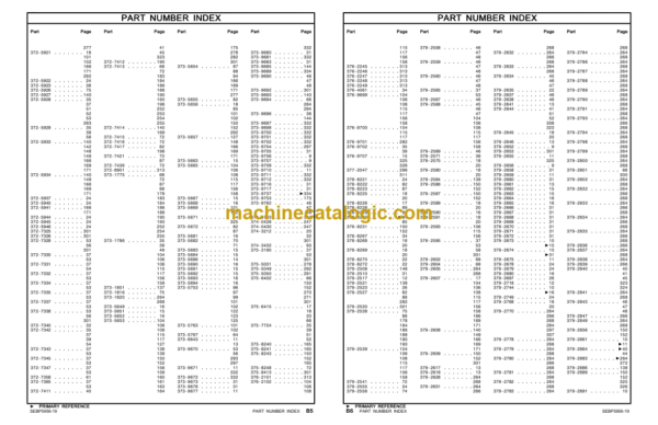 CAT 302.7D CR Mini Hydraulic Excavator Tier4 Parts Manual