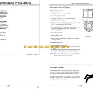 Timberjack 1710D Forwarder Operators Manual (SN WJ1710D001001-)