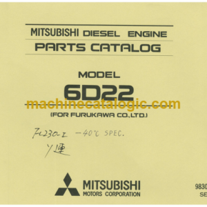 Furukawa FL230-1 6D22 Engine Parts Catalog