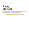 CAT 302.7D CR Tier3 Mini Hydraulic Excavator Parts Manual