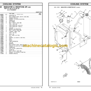 CAT 302.7D CR Tier3 Mini Hydraulic Excavator Parts Manual