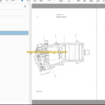 Hitachi JD595D Wheeled Hydraulic Excavator Parts Catalog & Equipment Components Parts Catalog