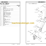 CAT 302.7D CR Tier3 Mini Hydraulic Excavator Parts Manual