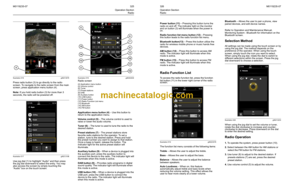 Caterpillar MH3022 MH3024İ M322 MH3026 Material Handler Operation and Maintenance Manual