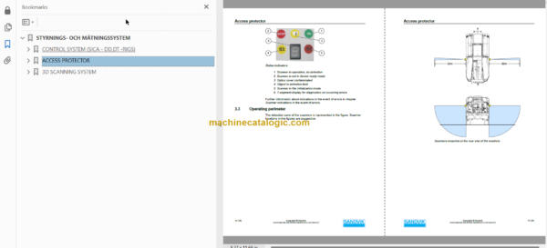 Sandvik DT922i Tunnelling Drill Service and Parts Manual (SN 120D65039-1)