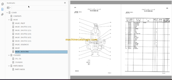 Hitachi Sumitomo ML250R Mobil Labor Parts Catalog & Equipment Components Parts Catalog