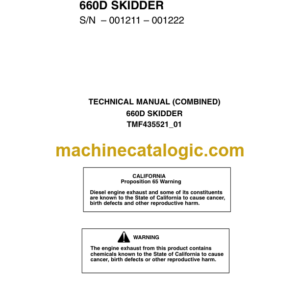 Timberjack 660D Skidder Technical Manual