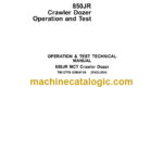 John Deere 850JR Crawler Dozer Operation and Test Technical Manual (TM10779)