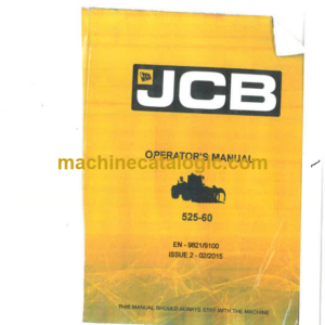 JCB 525-60 Operator Manual