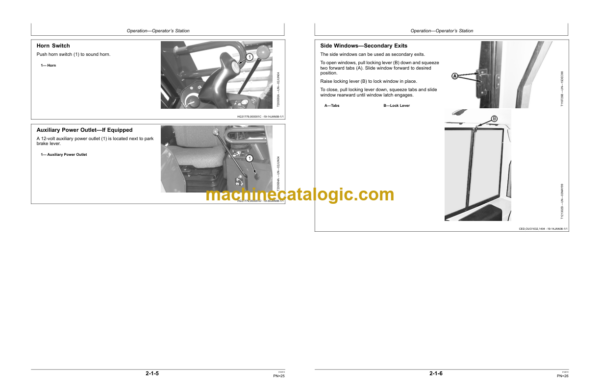 John Deere 450J 550J and 650J Crawler Dozers Operators Manual (OMT227285)