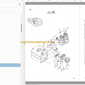 Hitachi JD600CLC Excavator Parts Catalog