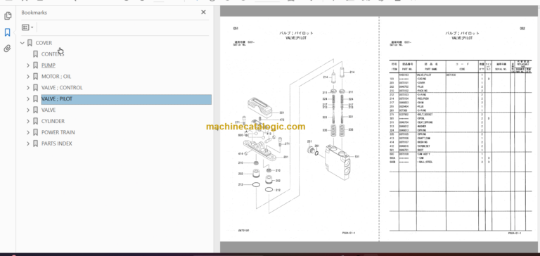 Hitachi UCX300 Wheel Crane Parts Catalog & Equipment Components Parts Catalog