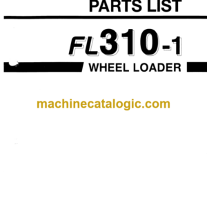 Furukawa FL310-1 Wheel Loader Parts Catalog