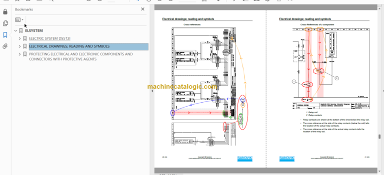 Sandvik DS512i Drill Rig Service and Parts Manual (121B76657-1)