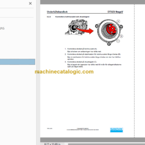 Sandvik DT923i Tunnelling Drill Operator’s and Maintenance Manual (SN 120D65034-1 Swedish)