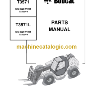 Bobcat T3571L Telehandler Parts Manual