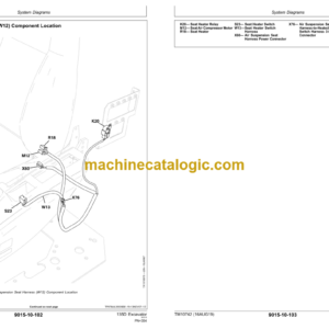 John Deere 135D Excavator Operation and Test Technical Manual (TM10742)