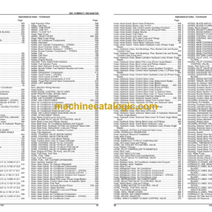 John Deere 50D COMPACT EXCAVATOR Parts Catalog (PC10117)